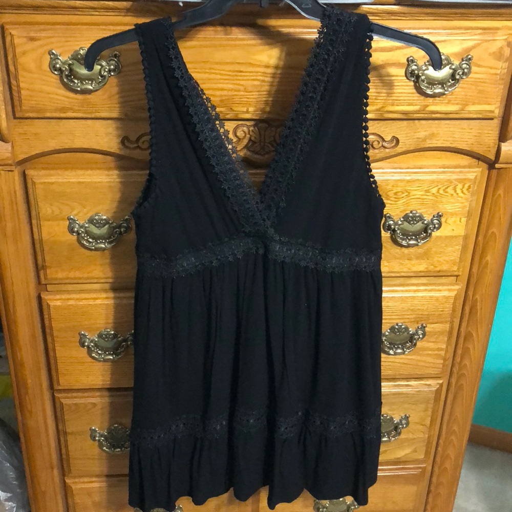 A black dress